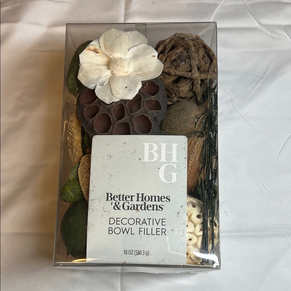 Better Homes And Gardens Decorative Bowl Filler - Brown and White